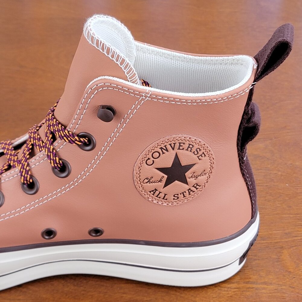 Converse Women's CTAS Lift Hi Platform  A03741C Terra Blush/Egret/Dark Root - Picture 10 of 11
